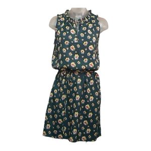 Loft Floral sleeveless Dress Size XS